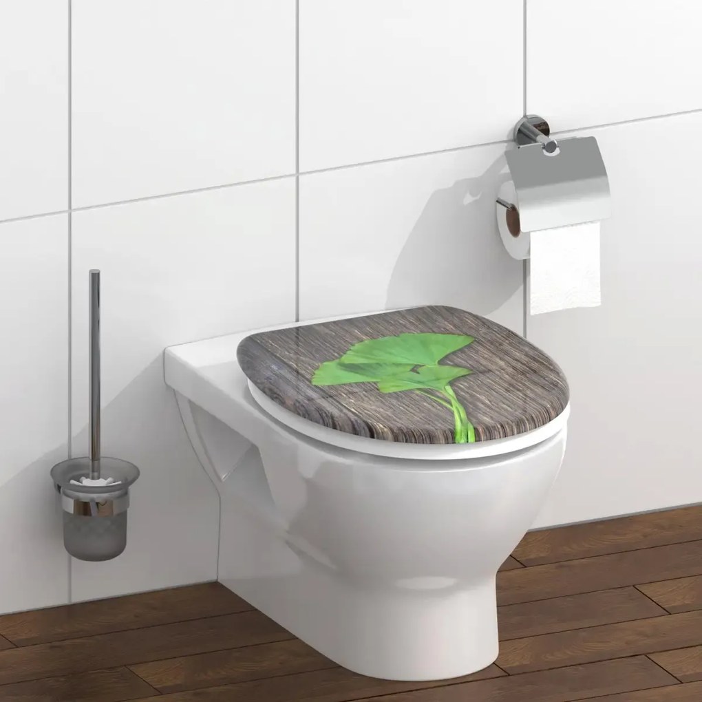 Eisl Sanitär WC sedadlo Duroplast Soft Close Ginko and Wood 82154