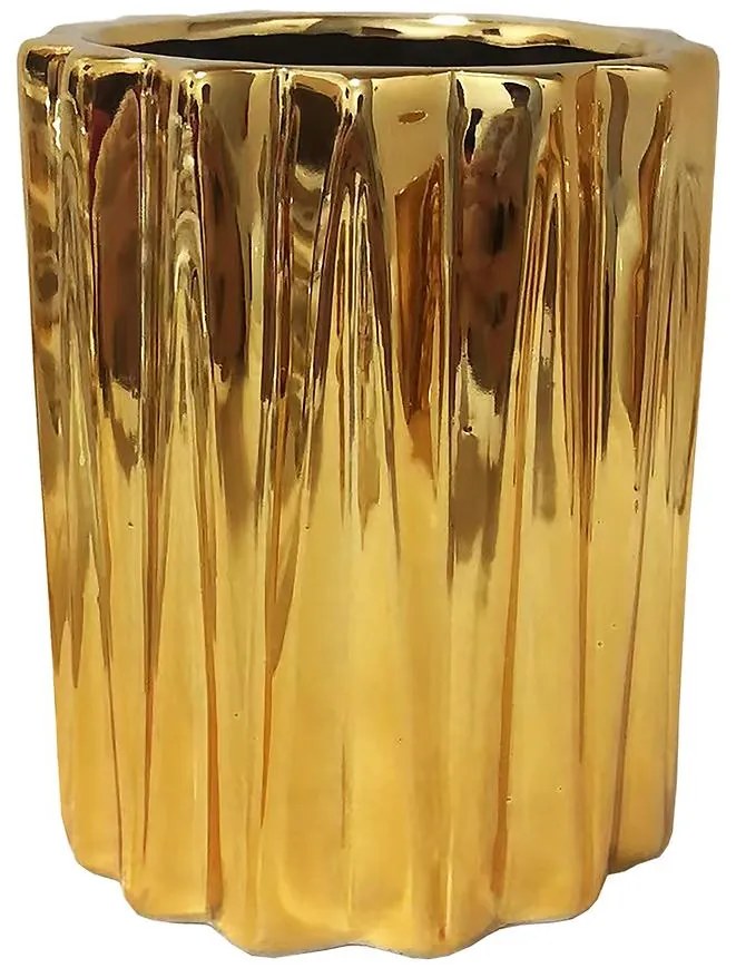 Kvetináč YS44187S/G Electroplating Effect D11,5xh13,5 Gold