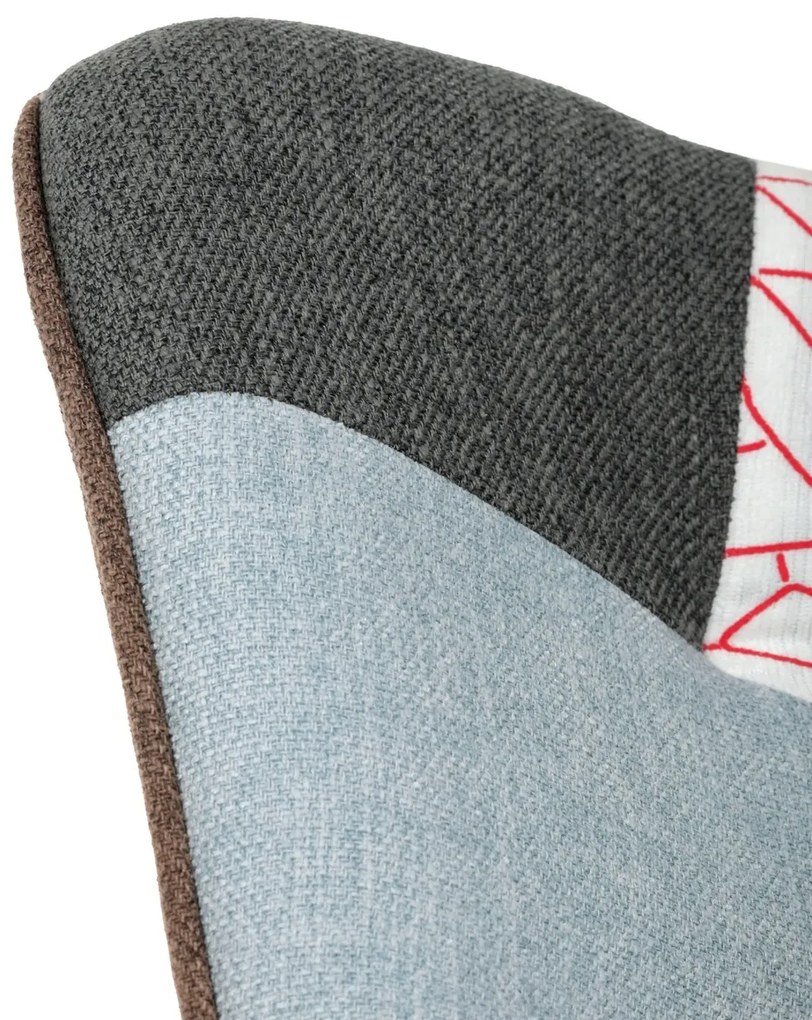 Hojdacie kreslo PW2, patchwork