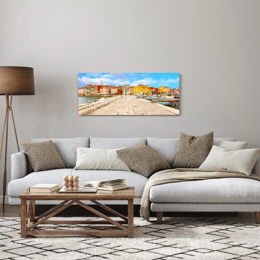 Obraz - Staré istrijské mesto v Poreči, Chorvátsko (120x50 cm)