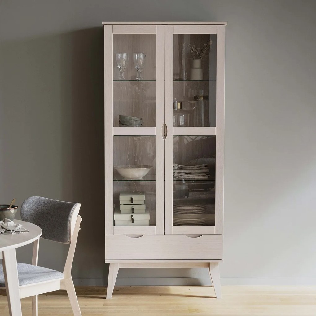 Vitrína Filippa 185 × 82 × 40 cm