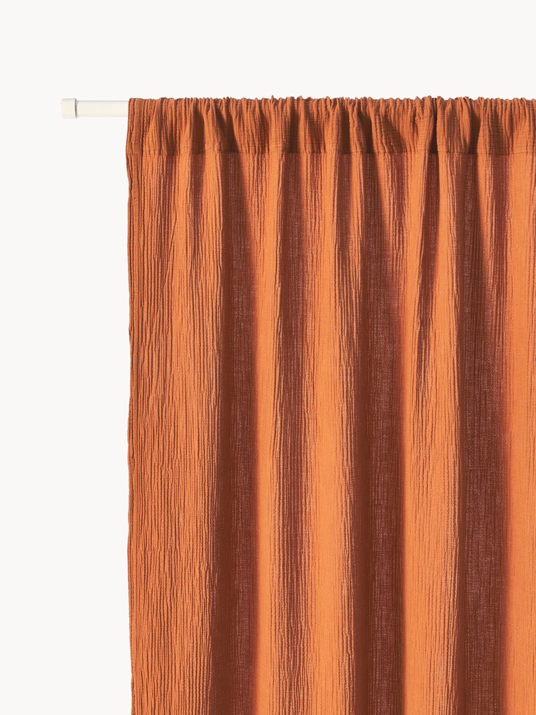 Priehľadné mušelínové závesy's tunelom Malvina, 2 ks, Š 130 cm