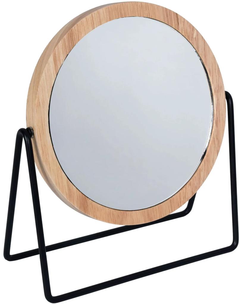BISK Umbra kozmetické zrkadlo 19.5x19.5 cm okrúhly čierna 08161
