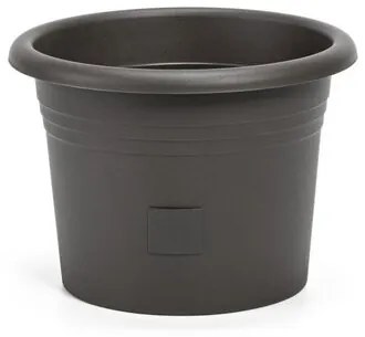 Plastia Samozavlažovací kvetináč Narza pr. 50cm, antracit, pr. 50 cm