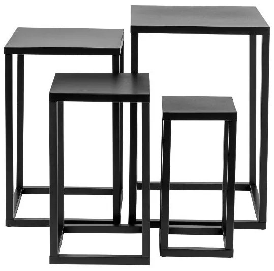 Livarno home Súprava servírovacích stolíkov, 4-dielna  (100392792)