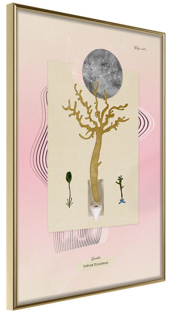 Artgeist Plagát - Unusual Plant [Poster] Veľkosť: 30x45, Verzia: Zlatý rám s passe-partout