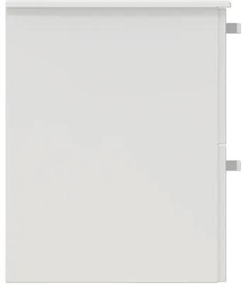 Kúpeľňová skrinka s umývadlom Ideal Standard Eurovit Plus vysoko lesklá biela 56,5x81,5x45 cm