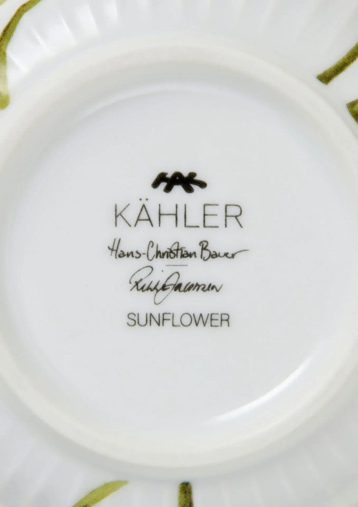 KÄHLER Porcelánová miska Hammershøi Summer Sunflower 12 cm