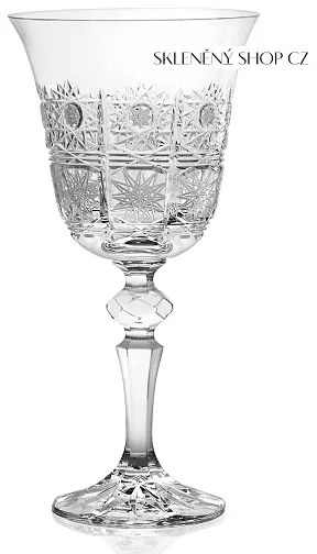 Aurum Crystal Brúsené poháre na víno LAURA 220 ml, 6 ks