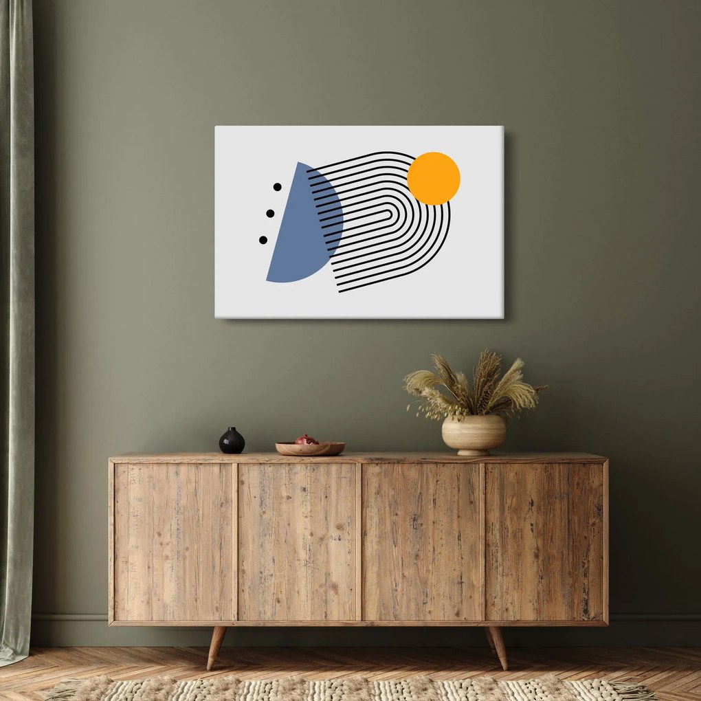 Obraz - Minimalistická abstrakcia N⁰2 (90x60 cm)