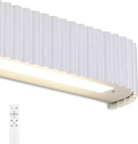 Brilagi - LED stmievateľné nástenné svietidlo FALCON MODERN LED/14W/230V 40 cm biele + diaľkový ovládač
