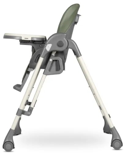 Lionelo - Detská jedálenská stolička LAURICE Olivovo zelená