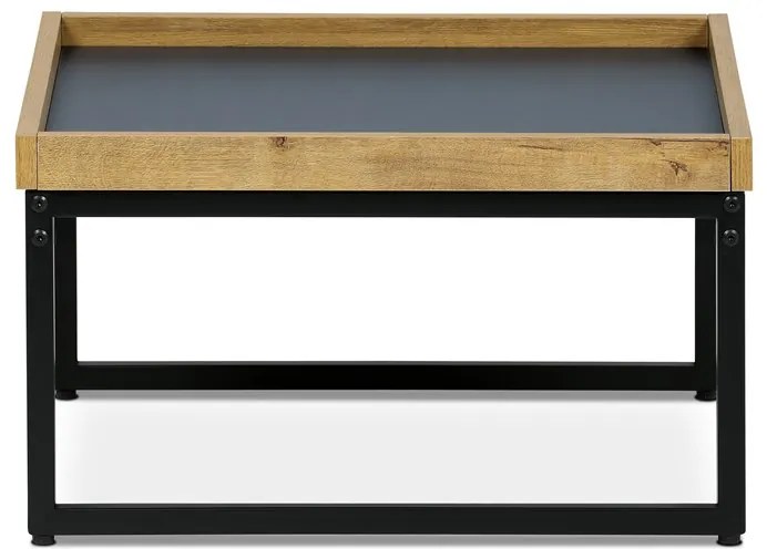 Autronic BONTEC Konferenčný stolík 53x53cm, mdf, dub, CT-612 OAK Farba: Šedá
