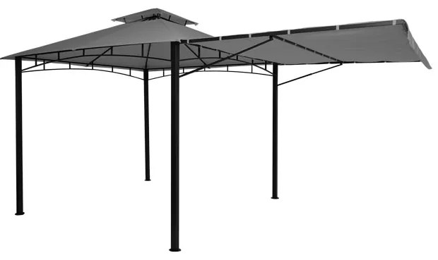 Pergola se stahovací střechou 2,5x2,5 m