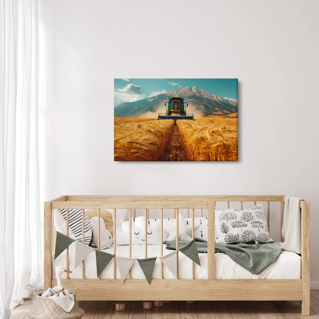Obraz - Poľnohospodár (90x60 cm)