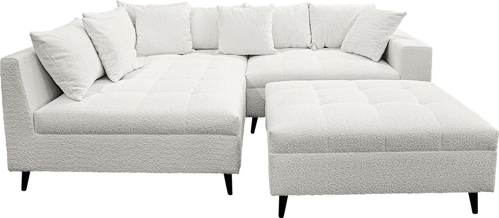 XXXLutz ROHOVÁ SEDAČKA, textil, svetlosivá MID.YOU - Sedačky - 001628000319