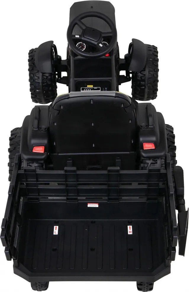 Ramiz Titánový traktor s prívesom čierny