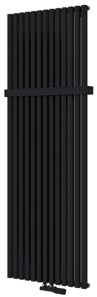 Radiátor pre ústredné vykurovanie ISAN Octava 150x46,2 cm čierna DOCT15000462CSM