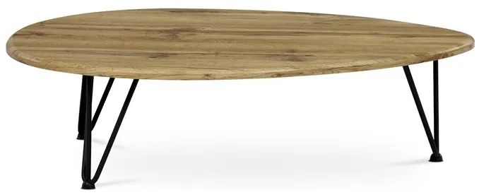 Autronic BONTEC Konferenčný stolík 94x69cm, mdf, divoký dub, AF-3013 OAK Farba: Biela