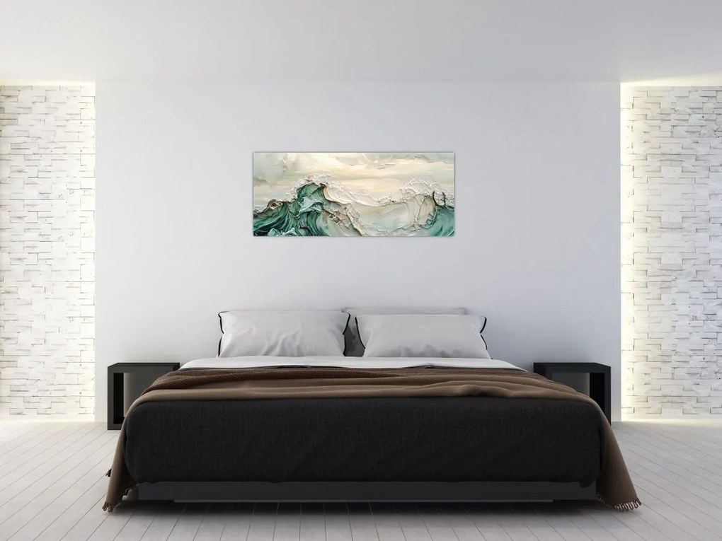 Obraz - 3D abstrakcie mora (120x50 cm)