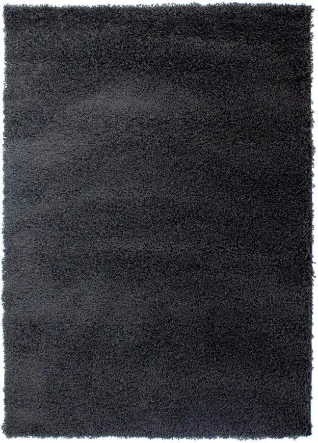 Tmavosivý koberec Flair Rugs Cariboo Charcoal, 80 × 150 cm