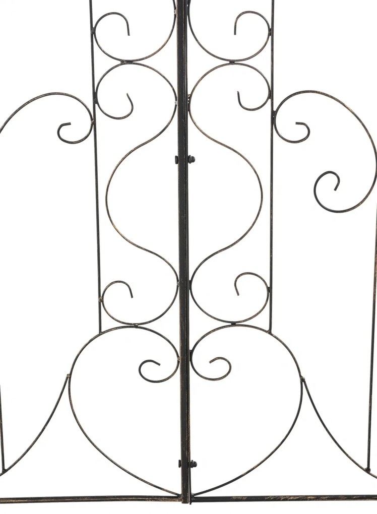 Mriežka na popínavé rastliny Mandevilla - 133 x 99 cm - Bronzová