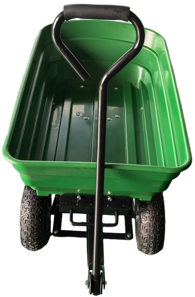 BestBerg BBGC-10G záhradný vozík / nosnosť 200 kg / zelený