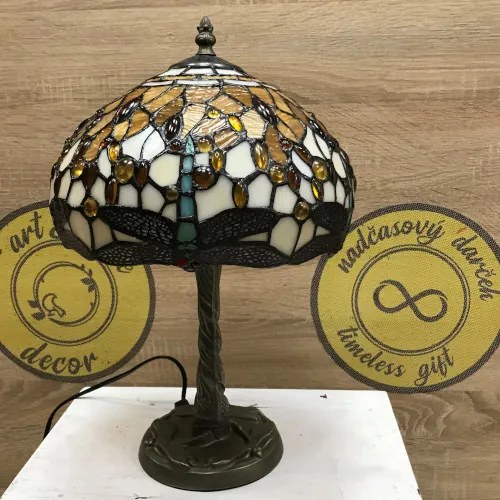 Kolekcia Tiffany lampy DRAGONFLY YELLOW