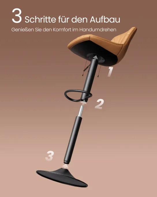 Set dvoch barových stoličiek LJB181KN01 (2ks)