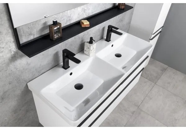 Sapho - Umývadlová batéria SPY 16,7 cm čierna