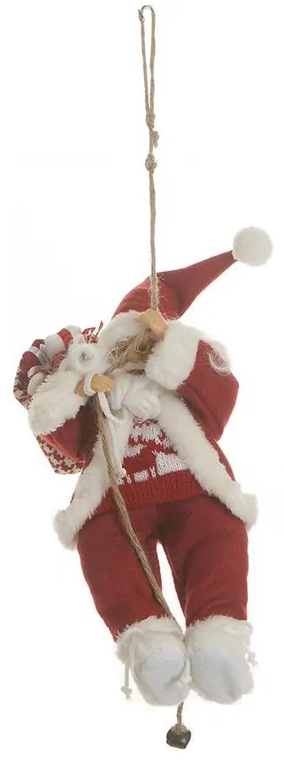Mikuláš na lane h30 cm 128443h