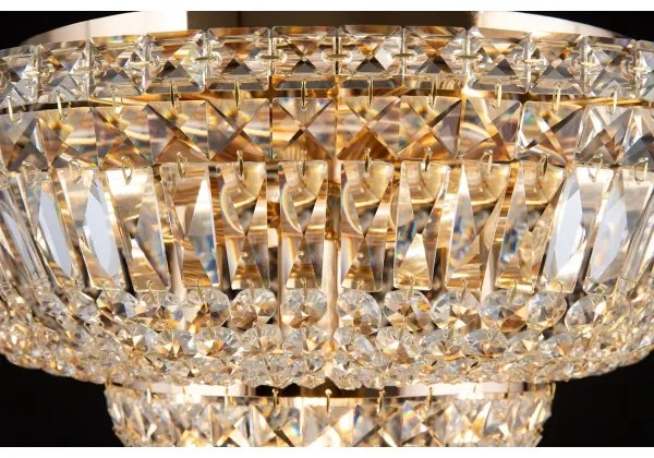 Maytoni DIA100-CL-12-G - Stropné svietidlo BASFOR 12xE14/60W/230V zlatá