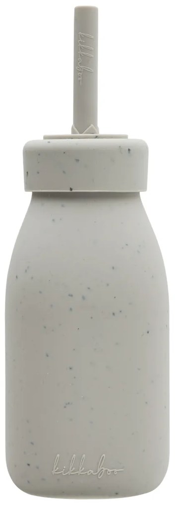 Fľaša so slamkou Platinum Silicone Sand