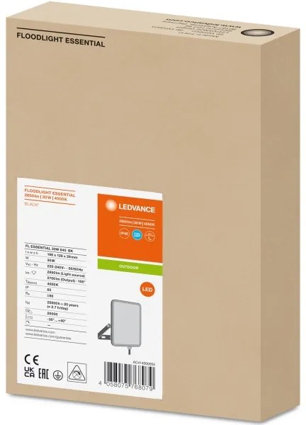 Ledvance - LED Vonkajší nástenný reflektor FLOODLIGHT LED/30W/230V 4000K IP65