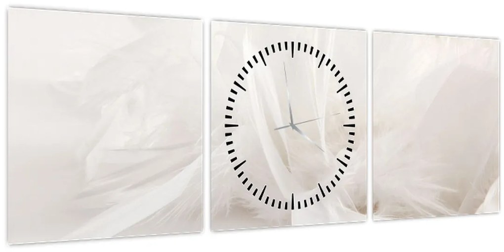 Obraz - Perie (s hodinami) (90x30 cm)