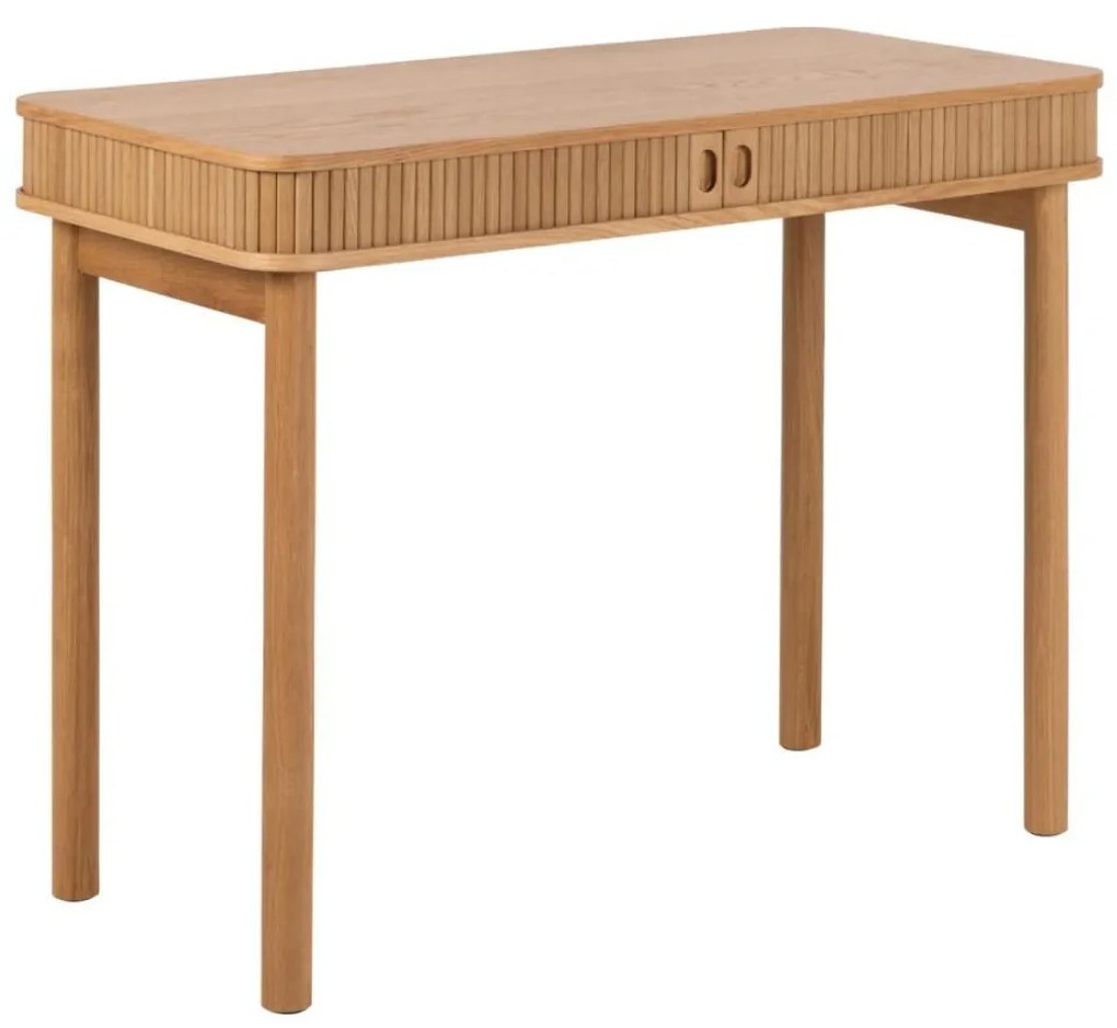 Drevený písací stôl do domácej kancelárie Langley (02749), dub