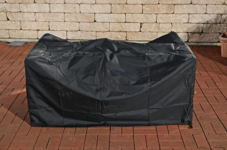 Obal na zahradný nábytok, ochranná plachta 275x135x90, čierna