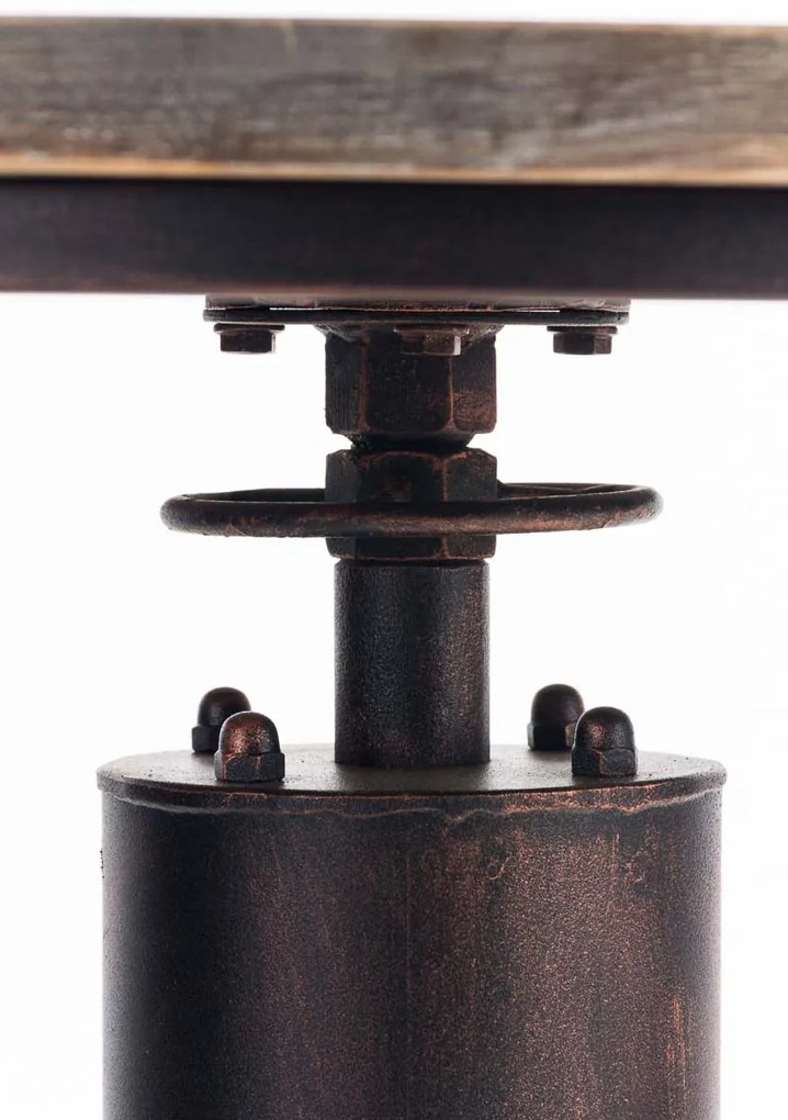 Kovový barový stôl Ruhr v industriálnom štýle - Bronzová