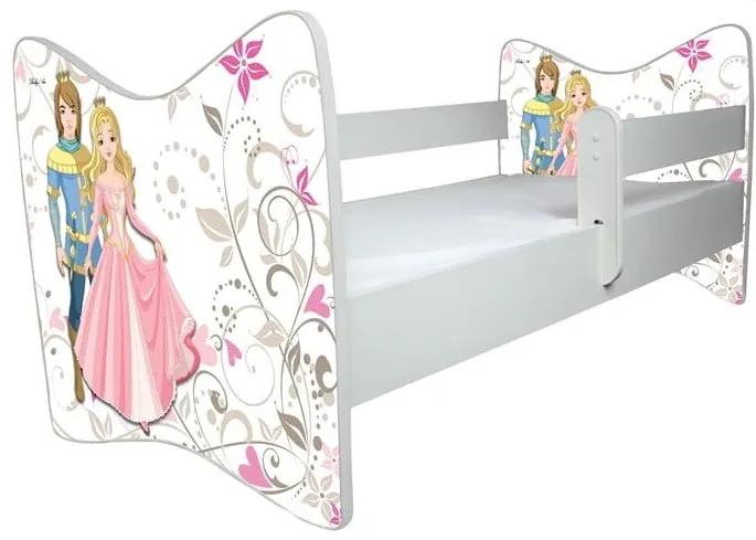 Raj posteli Detská posteľ " Princ a Princezna " DLX dub jasný