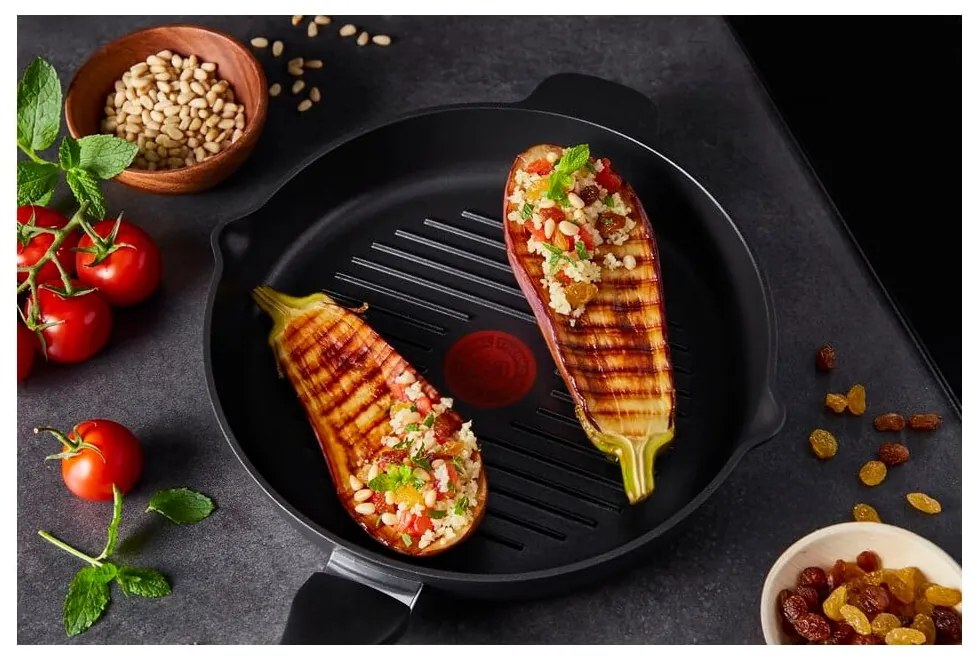 Grilovacia hliníková panvica s nepriľnavým povrchom ø 26 cm Unlimited E2294074 – Tefal
