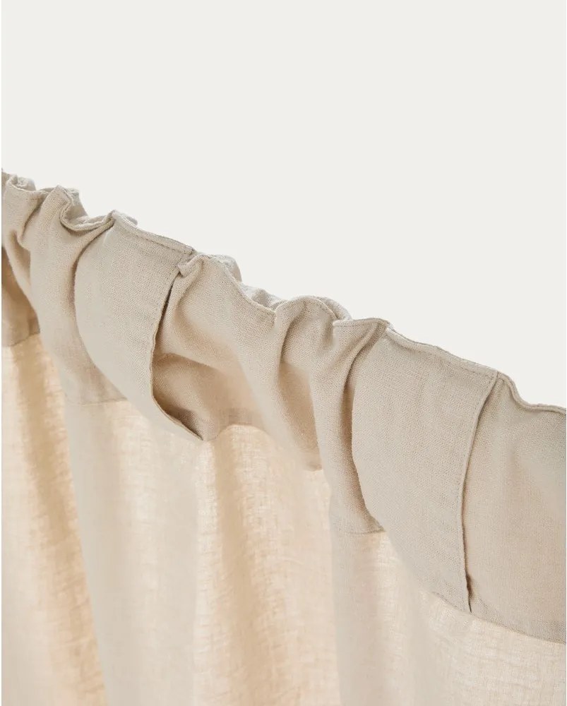Béžový bavlnený záves 140x270 cm Nolira – Kave Home