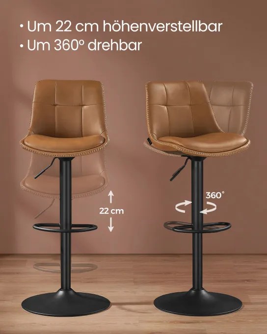 Set dvoch barových stoličiek LJB095K01