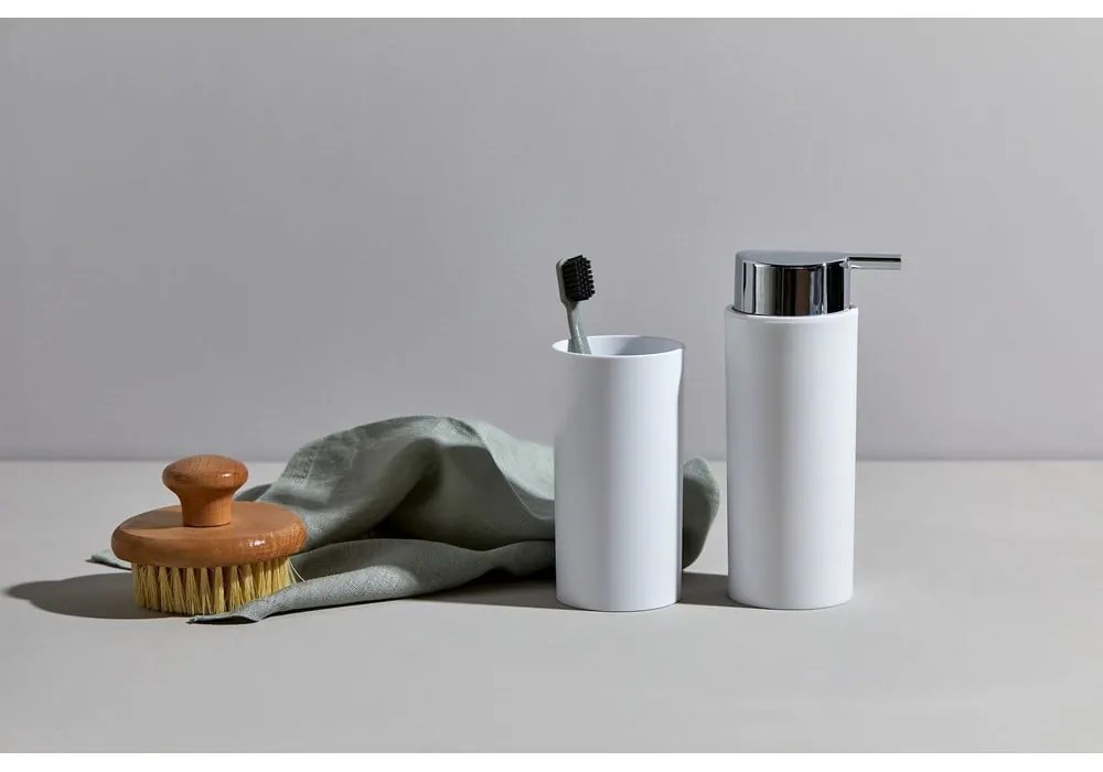 Biela plastová súprava doplnkov do kúpeľne Calvo – Wenko