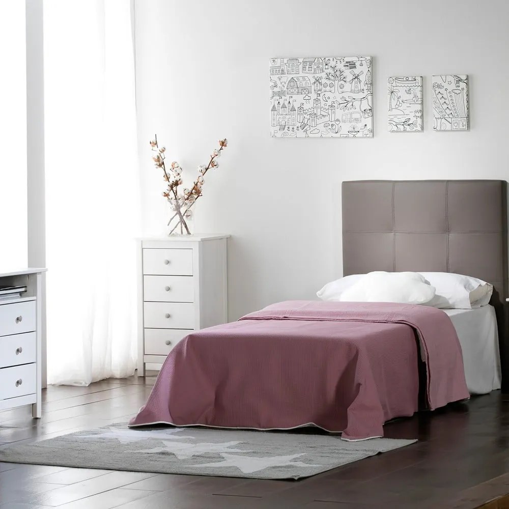 Biela vysoká komoda z borovicového dreva 46x80 cm Berna – Marckeric