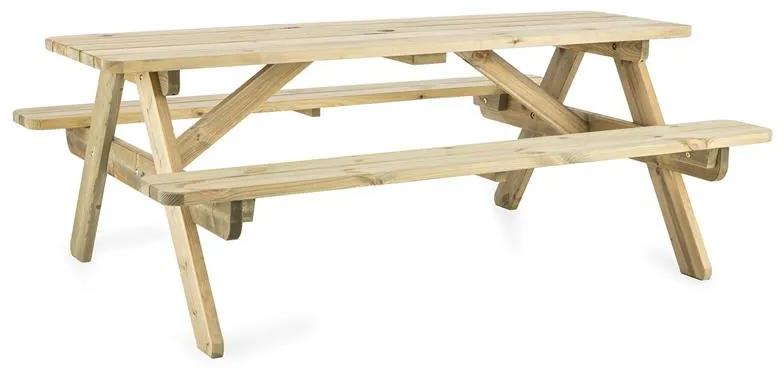 Picknicker 180, piknikový stôl, záhradný set, 32 mm, borovicové drevo