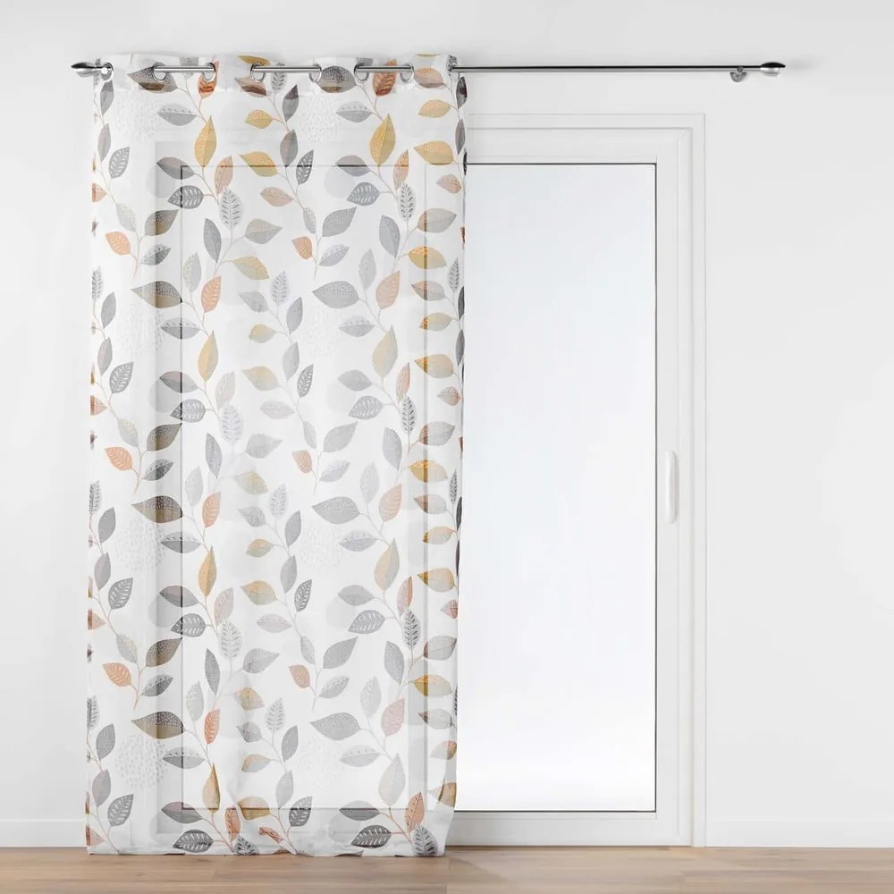 Biela voálová záclona 140x280 cm Vahine – douceur d'intérieur