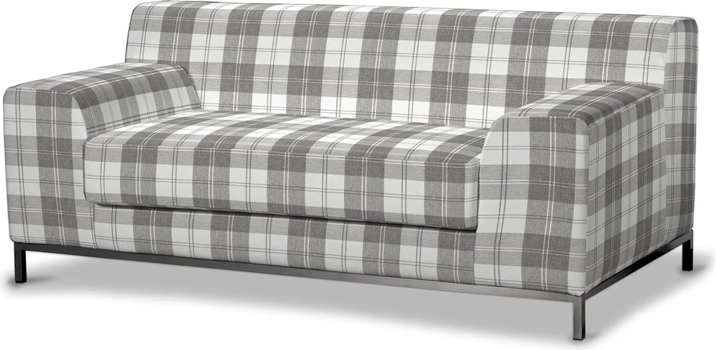 Poťah na sedačku Kramfors (pre 2 osoby) farba produktu sivá látka zapletaná, vzorované