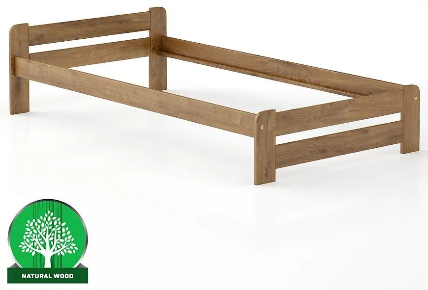 Posteľ borovica LK099–100x200 dub