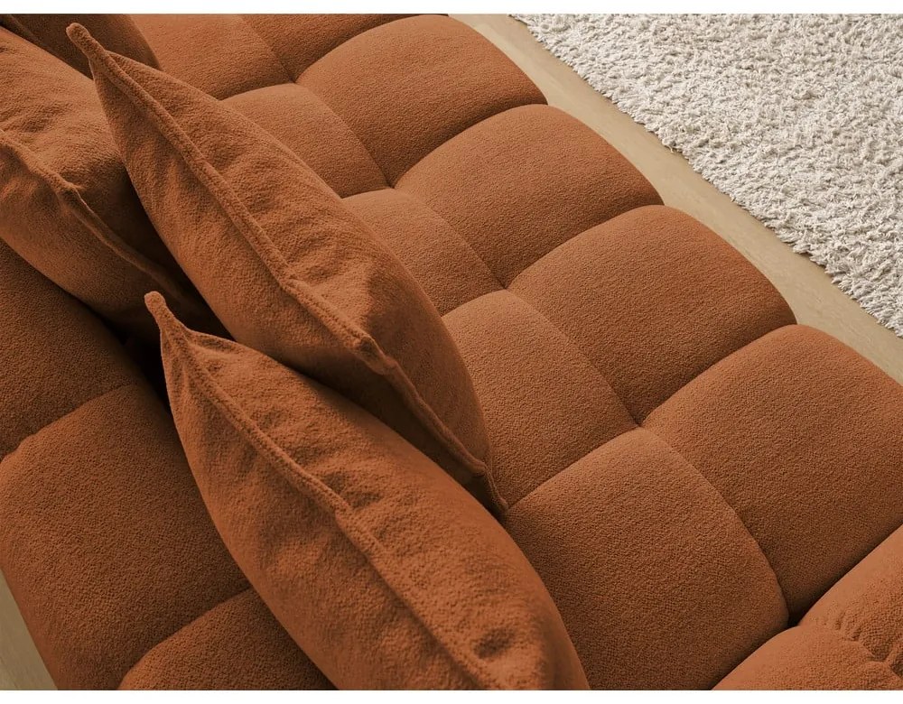 Terakotová ženilková pohovka 278 cm Everest – Bobochic Paris