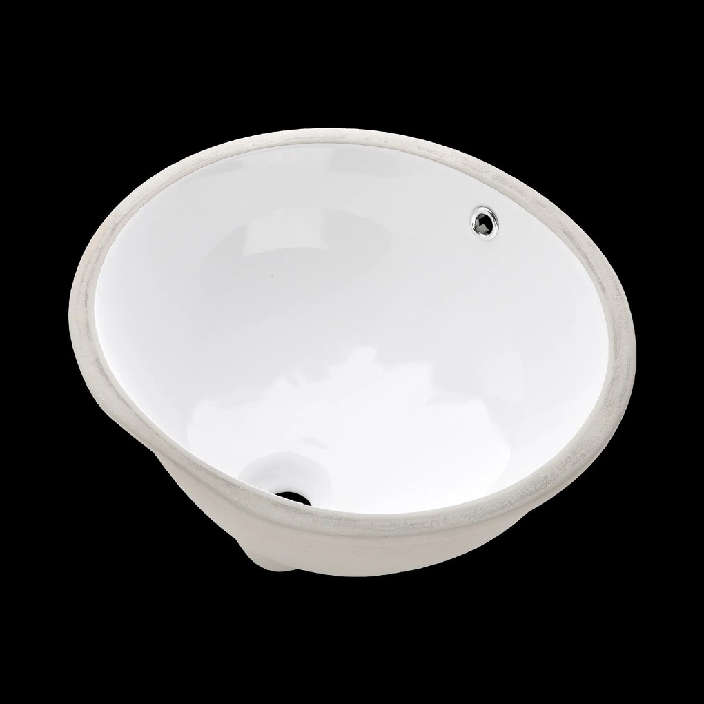 Invena Pandora, umývadlo pod dosku 490x400x210 mm, biela lesklá, INV-CE-26-001-W